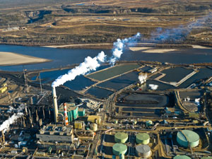 oil sands aerial